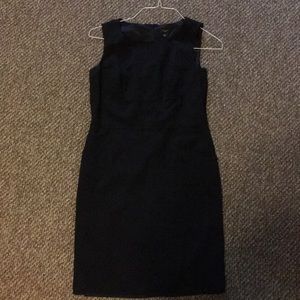 Black sheath dress